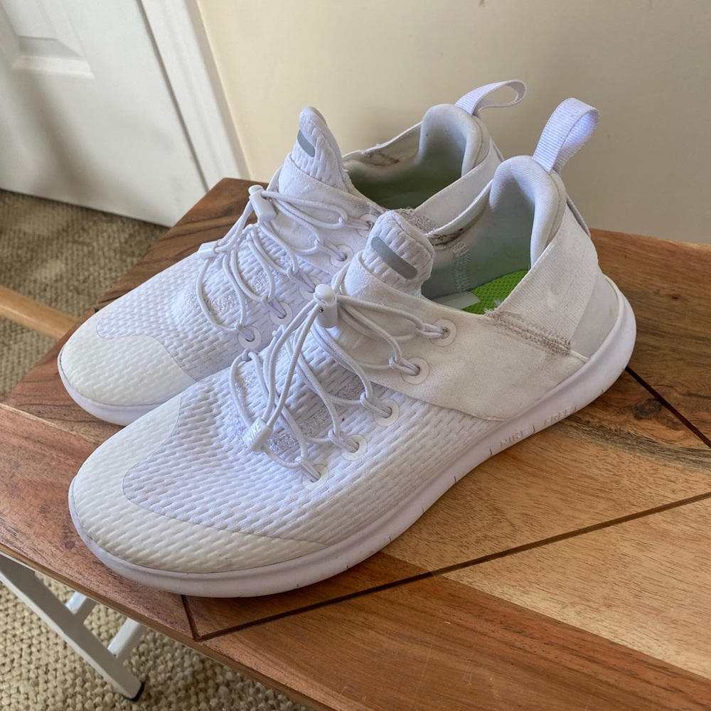 White Nike trainers